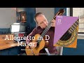 Allegretto in D major (Matteo Carcassi) | Trinity College London Classical Guitar Grade 3