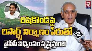 Lingamaneni Sivaram Prasad : రిషికొండ రిసార్ట్స్ నిర్మాణం పేరుతో  వైసీపీ విధ్వంసం సృష్టిస్తుంది |RTV