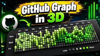 GitHub Contributions Graph in 3D | Track & Visualize Your Coding Activity