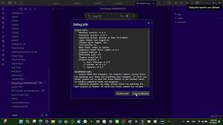 Collect debug information in Obsidian