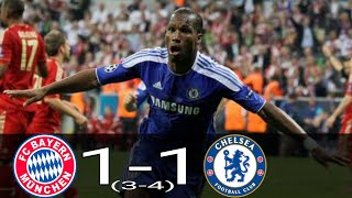 Bayern Munich 1 (3)- (5) 1 Chelsea Fox Sports (Relato Mariano Closs) UCL Final 2012