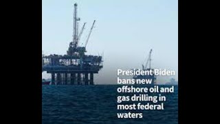 HOW STRONG'S BIDEN'S BAN? OFFSHORE US OIL/GAS LEASING DRILLING?  Richard Charter, Ocean Foundation