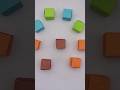 Easy Origami Cube Making Without Glue Or Tape  #Shorts