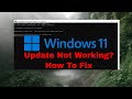 How to Fix Windows 11 Update Errors -  Quick and EASY[ Complete Tutorial]