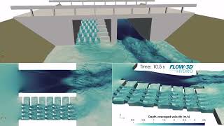 Cone Fishway | FLOW-3D HYDRO