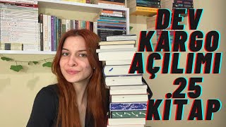 DEV KARGO AÇILIMI | 25 KİTAP