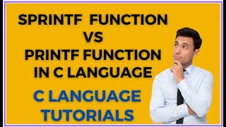sprintf function in c language || difference between printf and sprintf.