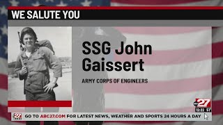 We Salute You: Staff Sergeant John Gaissert