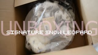 Unboxing my Signature Snow leopard!