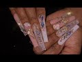 Watch me create these acrylic nails for her birthday 💕🥳