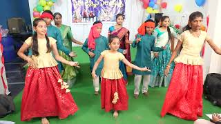 రక్షకుడు వచ్చినాడు వచ్చినాడమ్మా CHRISTMAS song performed by LLM Children