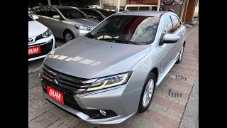 【中古車】MITSUBISHI GRAND LANCER  2017年式 一手車免鑰駛/大面板/只跑8000/HID頭燈/4安全氣囊/ABS/循跡/定速/倒車顯影/恆溫/前後雷達/尾翼 (已售出)