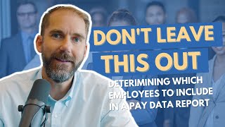 How do you know which employees to include in California pay data report?