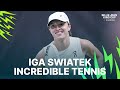 Incredible tennis from Iga Swiatek at the 2024 Billie Jean King Cup Qualifiers 🔥