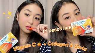 NAKAKA FRESH NA VITAMIN C NA MAY COLLAGEN AT GLUTA! 🍊 VITAMINS NA PAMPAPUTI AT PAMPAKINIS! ✨