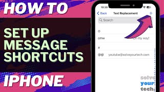 iOS 17: How to Set Up Message Shortcuts on iPhone