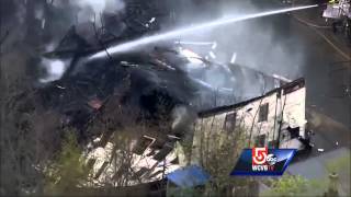 Video Shows Building On Fire In Gardner Collapsing