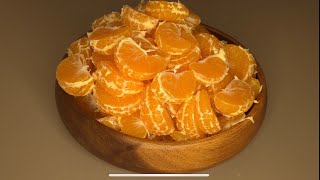 ASMR 귤 껍질 까기 🍊 Mandarin orange Sound