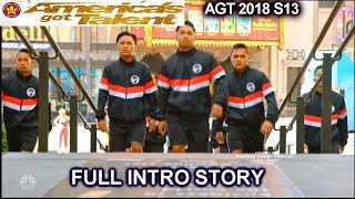 Junior New System Will Keep On Fighting FULL INTRO STORY America's Got Talent 2018 Semifinals 1 AGT