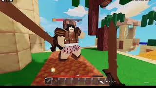 Playing Roblox Bedwars 1v1 win streak once again and doing better!!!