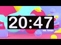 40 minute countdown timer with music for kids classroom children dance learn study play