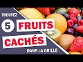 TROUVEZ 5 FRUITS 🍌 en 20 Secondes ⏳ - Jeu de Vocabulaire Français #Shorts