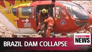 Brazil dam collapse: 300 missing, nine confirmed dead