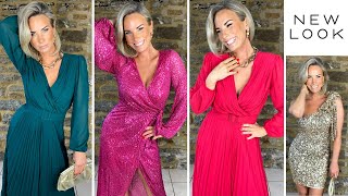 NEW LOOK CHRISTMAS NYE PARTY DRESSES  SEQUIN CHEAP SALE DISCOUNT CODE PRIMARK UK PLISSE VELVET HEELS