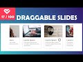 Build Draggable Slides With HTML CSS and JavaScript | Project 17