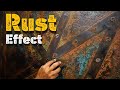 Discover how to transform wall putty into a stunning rusty iron plate..!