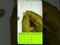 how to calculate the Determinant of a 3x3 matrix. sh. #mathematics #matrices #education