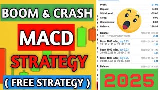 Boom and Crash MACD Spike Strategy (2025) #crash #boom💰