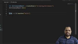 Object doesn't support this property or method | vbscript runtime error