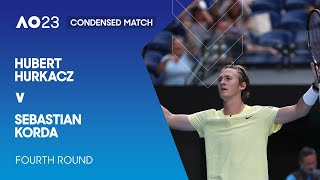 Hubert Hurkacz v Sebastian Korda Condensed Match | Australian Open 2023 Fourth Round