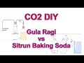 CO2 Sugar-Yeast vs Citric Acid-Baking Soda