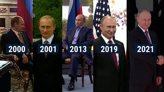 Владимир Путин и пять президентов США