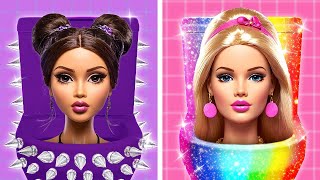 Barbie vs Bratz! Doll Challenge and Extreme Makeover Ideas