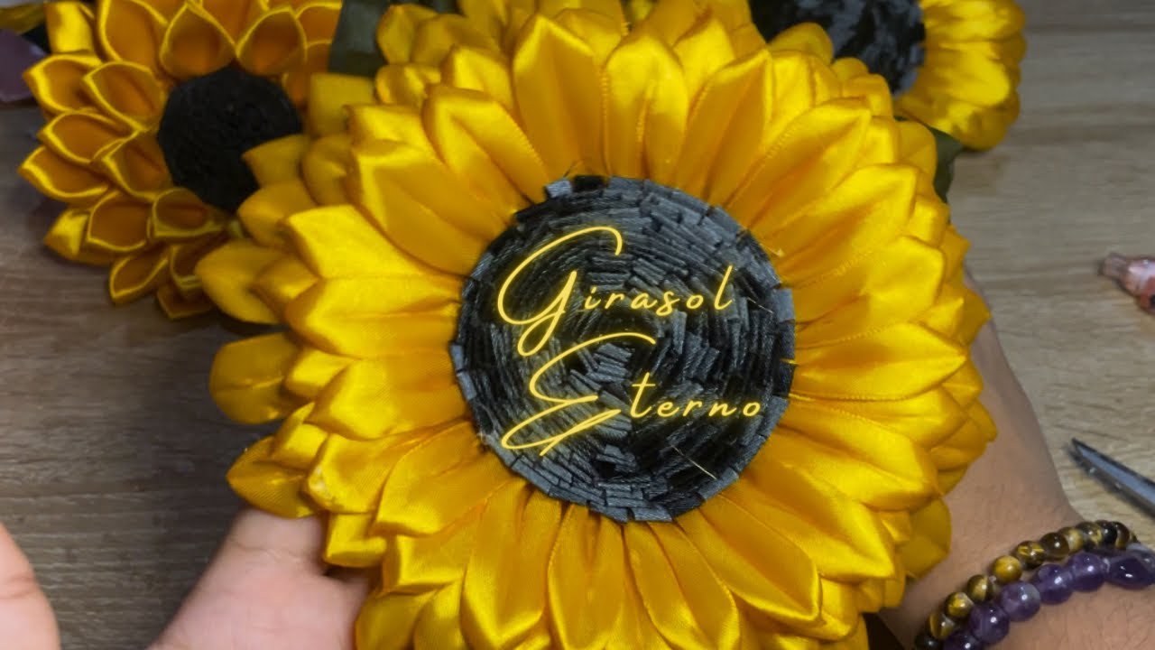 Diy Nueva Tecnica De Girasol Eterno De Liston Realista рџњ How To Make