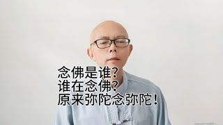 念佛是谁？谁在念佛？原来弥陀念弥陀！自他不二，能所不二。