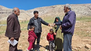 Rasool's happiness after the shopkeeper bought land for Sugli and his grandchildren