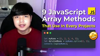 9 JavaScript Array Methods That Use In Every Projects 👨💻💯