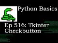 Python Basics Tkinter TTK Checkbutton