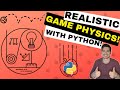 How to Code Realistic Physics in Python Games! PyGame Tutorial (Gravity, Bounce, Throw, Friction)