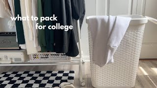 my ultimate college & dorm essentials packing list | minimalist and simple