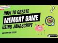 Build a Memory Game Using JavaScript 🧠 | HTML CSS JS Project for Beginners #javascript #coding #game