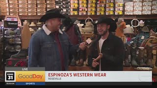 Espinoza's Western Wear, 10am