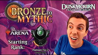 💿 Bronze To Mythic: Episode 14 - Starting Rank: Platinum 2 - MTG Arena: 👻Duskmourn: House Of Horror👻