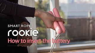 [Smart Rope Rookie] How to insert the battery (EN)