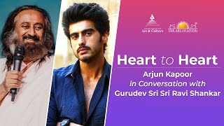 Heart to Heart | Best moments |Arjun Kapoor In Conversation With Gurudev Sri Sri Ravi Shankar