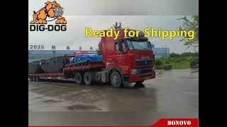 BONOVO china dig-dog amphibious excavator sets of pontoon ready for shipping